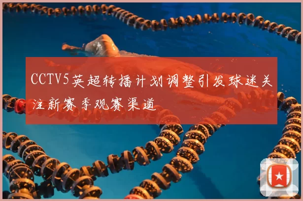 CCTV5英超转播计划调整引发球迷关注新赛季观赛渠道