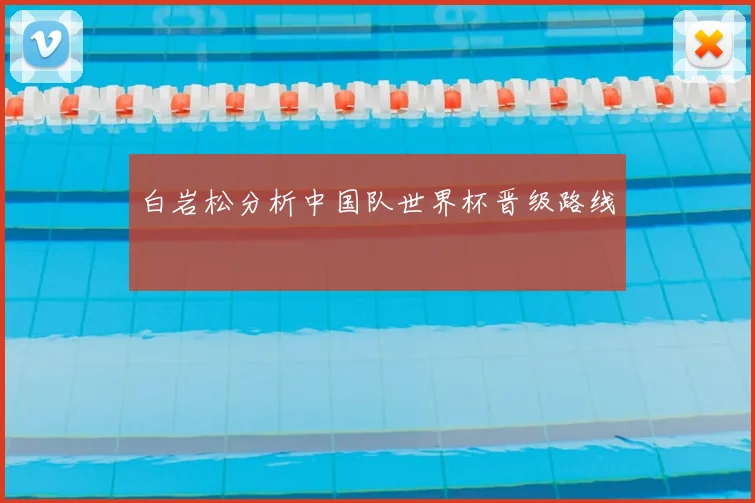 白岩松分析中国队世界杯晋级路线