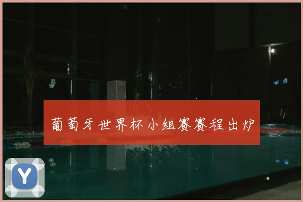 葡萄牙世界杯小组赛赛程出炉